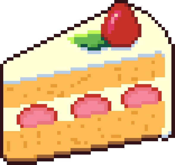 A slice of strawberry cake filled and topped with a fresh strawberry